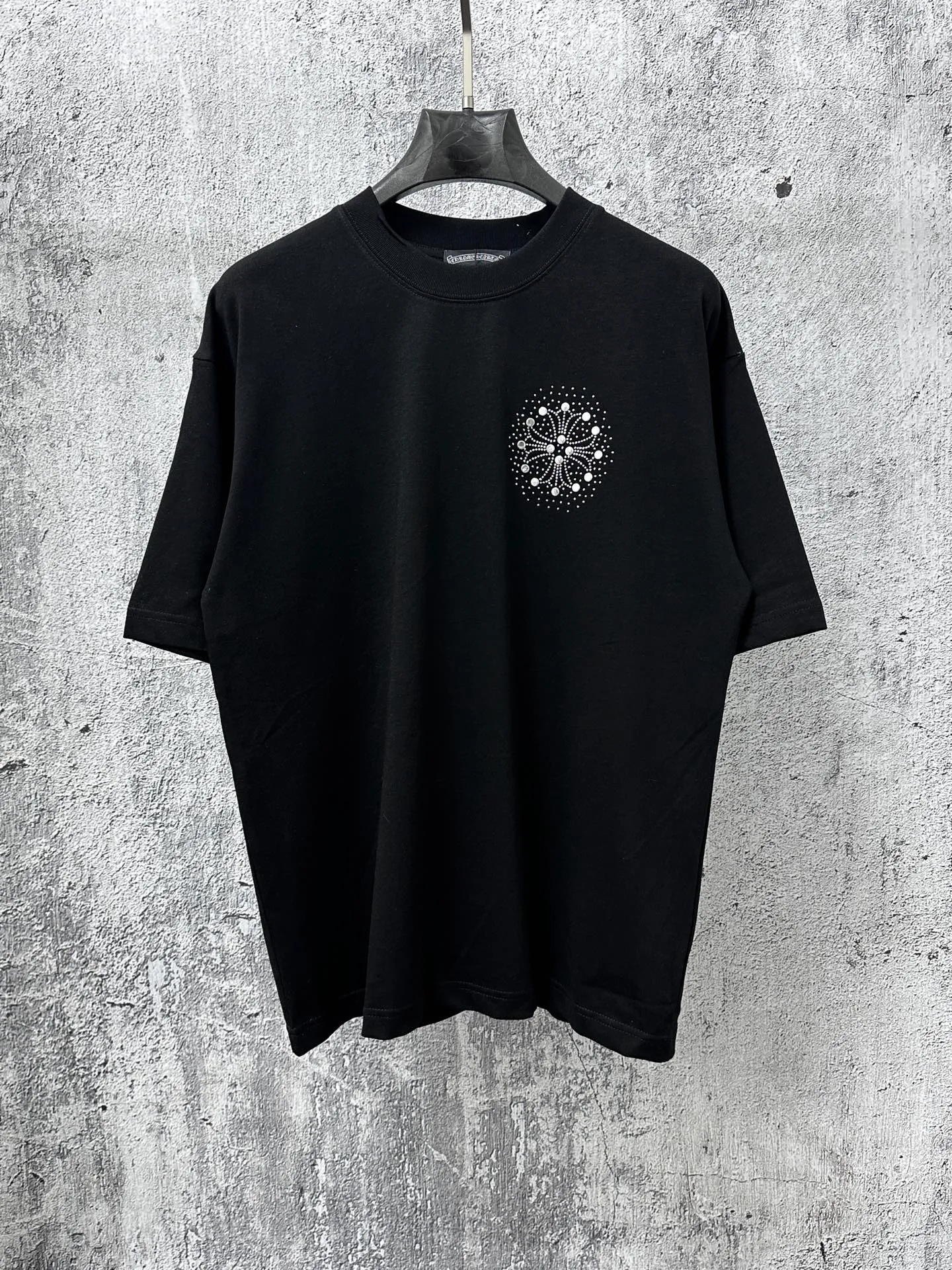 【Chrome Hearts】 Same Style T Same Style T Versatile : Black White Size：XS-L